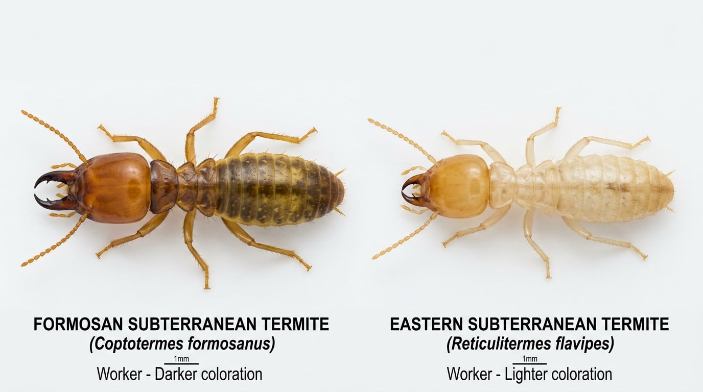 Formosan vs Subterranean Termites: Key Differences and Treatment Options