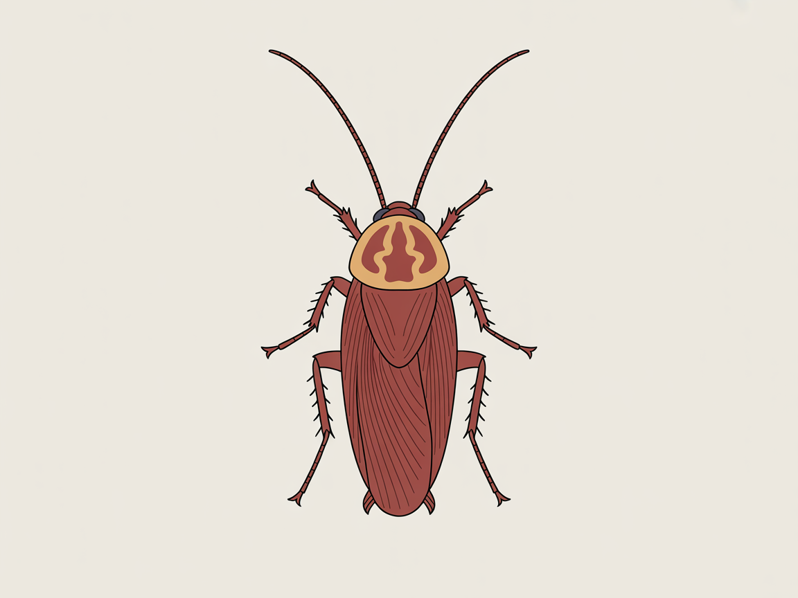 American Cockroach identification photo