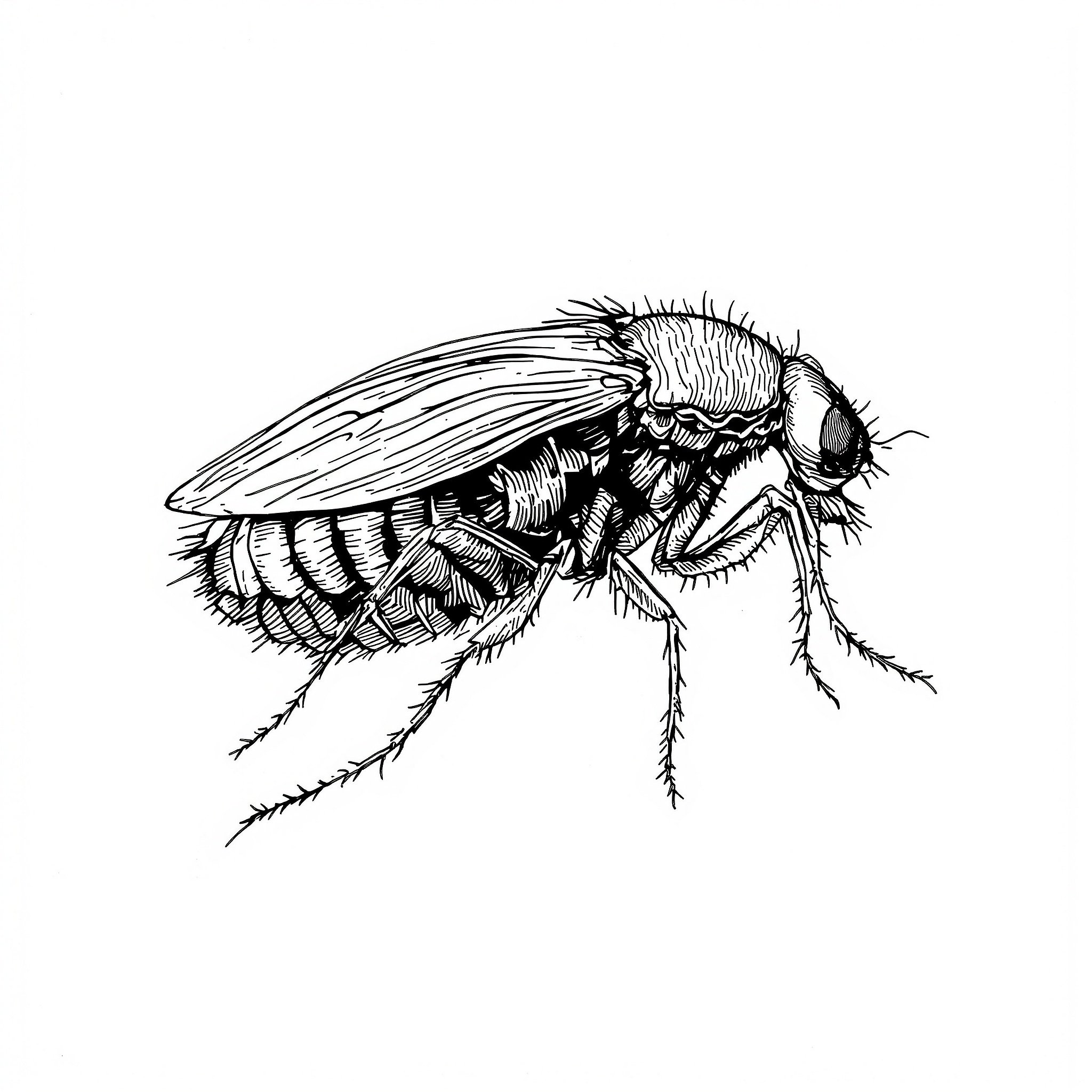 Fleas & Ticks illustration