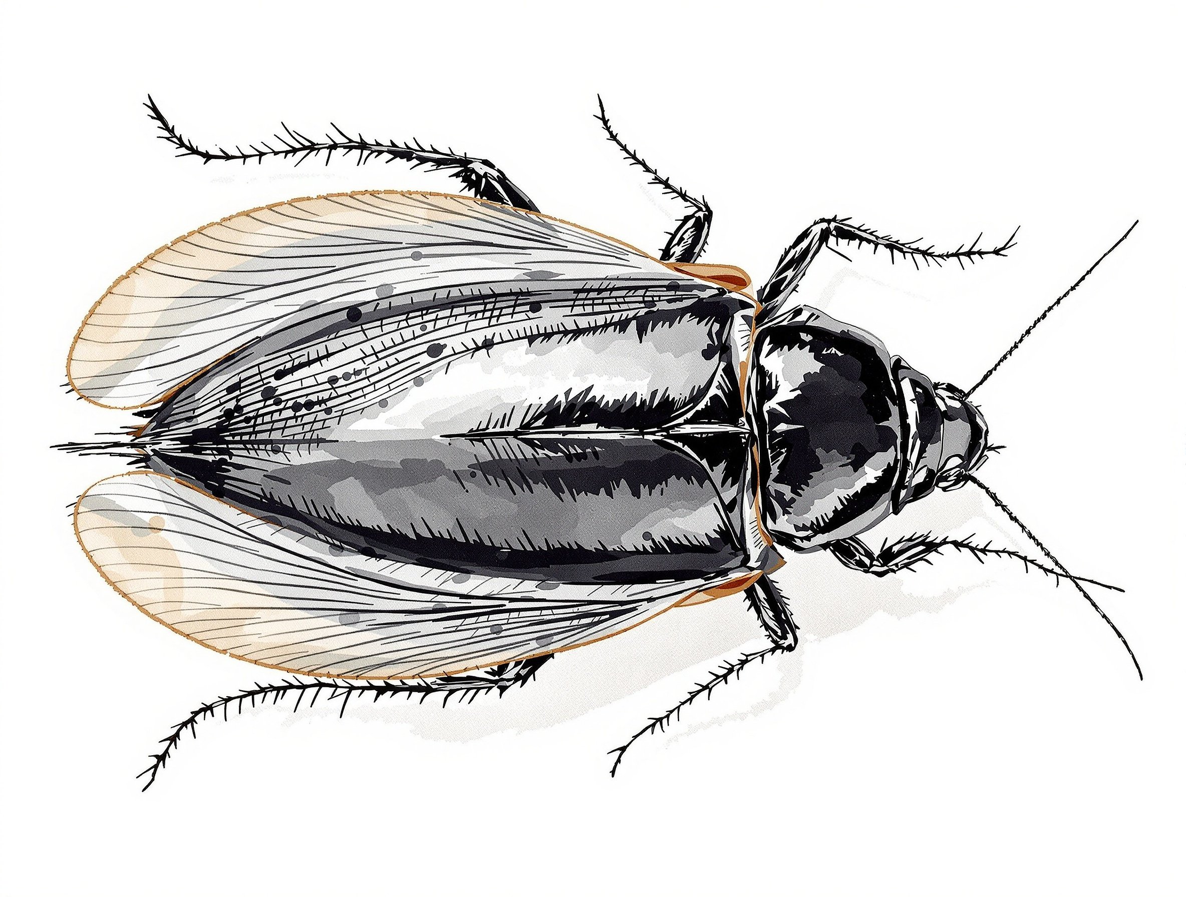 Oriental Cockroach identification photo