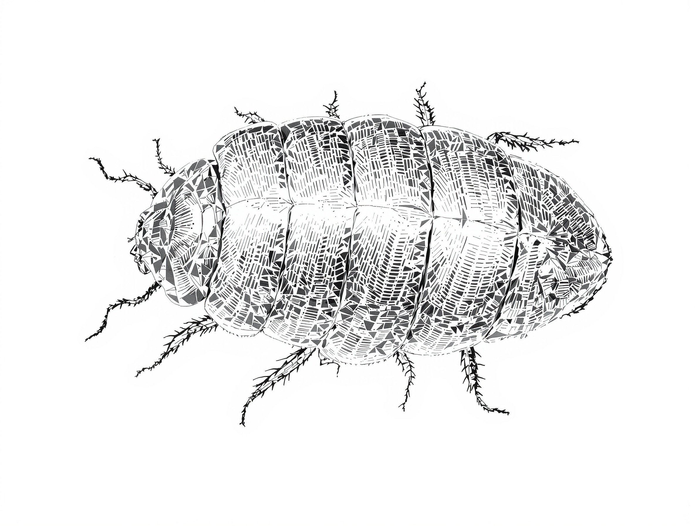 Pillbug (Roly-Poly) identification photo